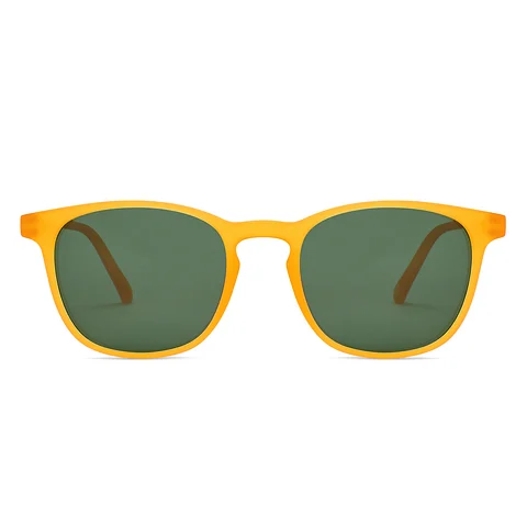 Amber Full Rim Wayfarer  Sunglasses